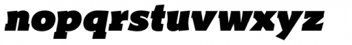 Titla Brus Ultra Italic Font LOWERCASE