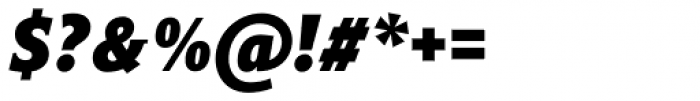 Titla Cond Black Italic Font OTHER CHARS