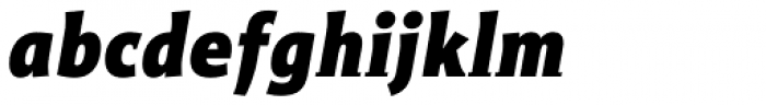Titla Cond Black Italic Font LOWERCASE