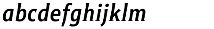 Titla Cond Medium Italic Font LOWERCASE