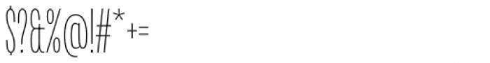Title Extralight Font OTHER CHARS