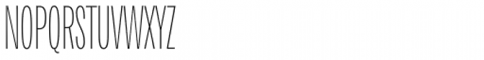 Title Extralight Font UPPERCASE