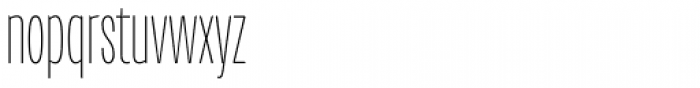 Title Extralight Font LOWERCASE
