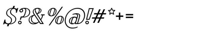 Titul Inline Oblique Font OTHER CHARS