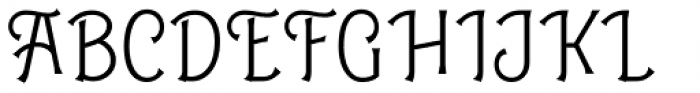 Tiverton Serif Font UPPERCASE
