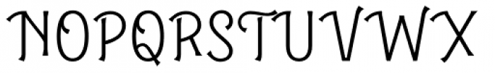 Tiverton Serif Font UPPERCASE