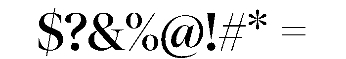 TiemposFineVF Roman Font OTHER CHARS