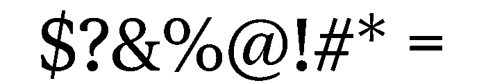 TiemposTextVF Roman Font OTHER CHARS