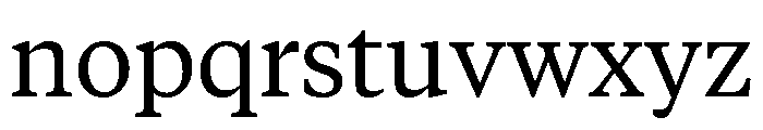 TiemposTextVF Roman Font LOWERCASE