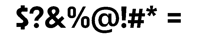 TightleSubhead Medium Font OTHER CHARS