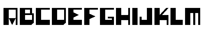 Tikte Regular Font UPPERCASE