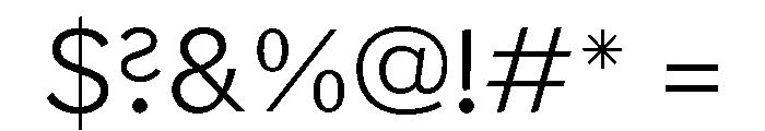 TiltScript Regular Font OTHER CHARS