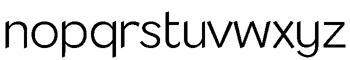 TiltScript Regular Font LOWERCASE