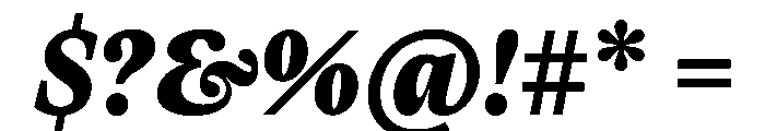 TimezItalic ReadableBoldItalic Instance Font OTHER CHARS