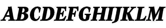 TimezItalic ReadableBoldItalic Instance Font UPPERCASE