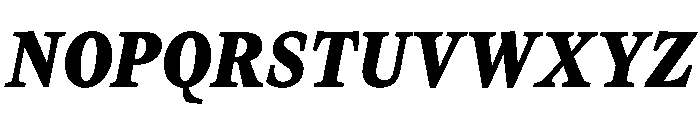 TimezItalic ReadableBoldItalic Instance Font UPPERCASE