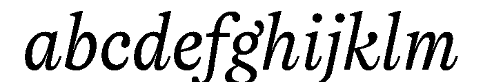 TimezItalic ReadableRegularItalic Instance FONT