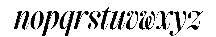 TimezItalic StrangeBookItalic Instance Font LOWERCASE