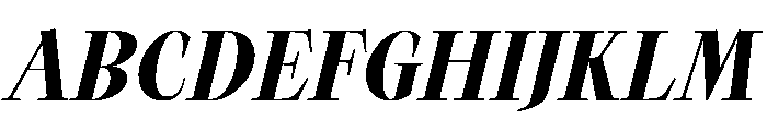 TimezItalic StrangeSemiBoldItalic Instance Font UPPERCASE