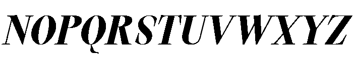 TimezItalic StrangeSemiBoldItalic Instance Font UPPERCASE