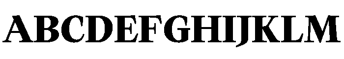 TimezUpright CasualBold Instance Font UPPERCASE