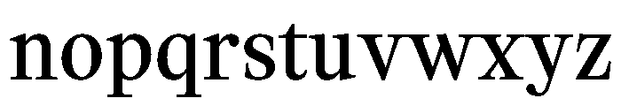 TimezUpright CasualBook Instance Font LOWERCASE