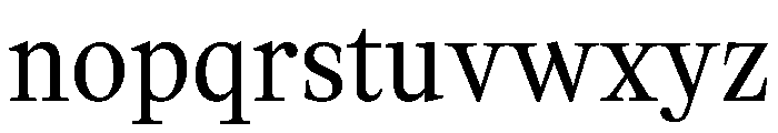 TimezUpright CasualRegular Instance Font LOWERCASE