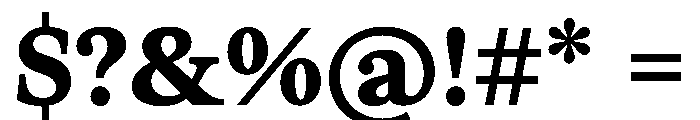 TimezUpright ReadableSemiBold Instance Font OTHER CHARS