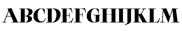TimezUpright StrangeBold Instance Font UPPERCASE