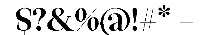 TimezUpright StrangeMedium Instance Font OTHER CHARS