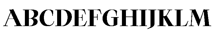 TimezUpright StrangeSemiBold Instance Font UPPERCASE