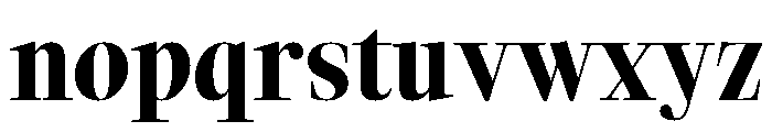 TimezUpright StrangeSemiBold Instance Font LOWERCASE