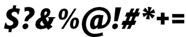Titla Alt Condensed Bold Italic Font OTHER CHARS