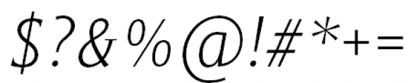 Titla Alt Condensed Light Italic Font OTHER CHARS