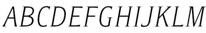 Titla Alt Condensed Light Italic Font UPPERCASE
