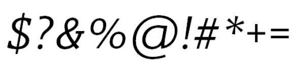 Titla Brus Book Italic Font OTHER CHARS