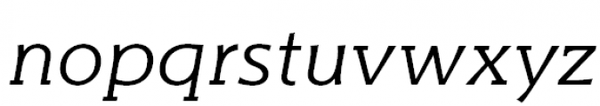 Titla Brus Book Italic Font LOWERCASE