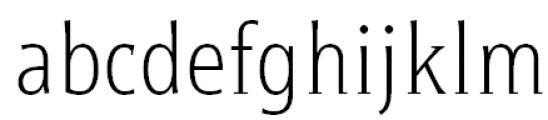 Titla Condensed Light Font LOWERCASE