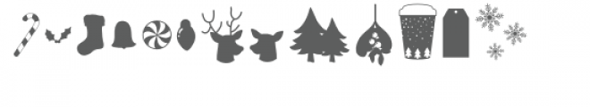 tis the season dingbat font Font LOWERCASE