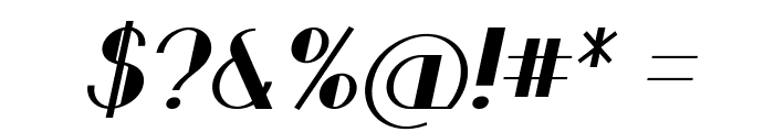 Tiburon-BoldItalic Font OTHER CHARS