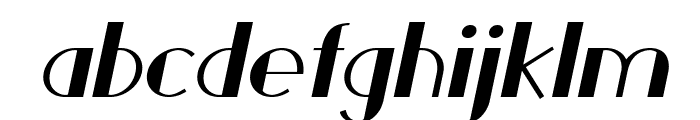 Tiburon-BoldItalic Font LOWERCASE