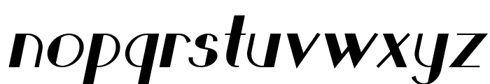 Tiburon-BoldItalic Font LOWERCASE