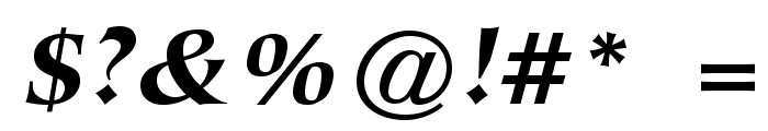 TiepoloStd-BlackItalic Font OTHER CHARS