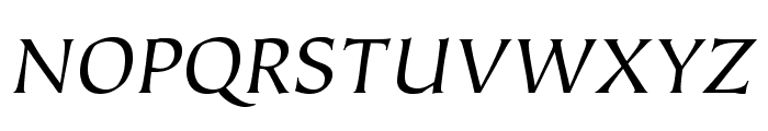 TiepoloStd-BookItalic Font UPPERCASE