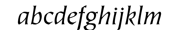 TiepoloStd-BookItalic Font LOWERCASE