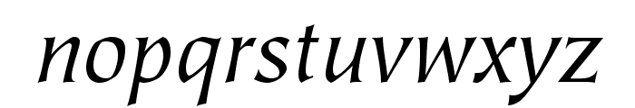 TiepoloStd-BookItalic Font LOWERCASE