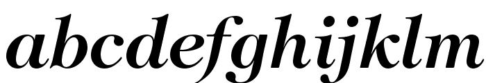 TiffanyStd-DemiItalic Font LOWERCASE