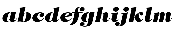 TiffanyStd-HeavyItalic Font LOWERCASE