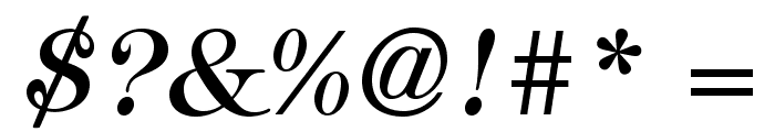 TiffanyStd-Italic Font OTHER CHARS