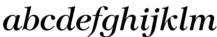 TiffanyStd-Italic Font LOWERCASE